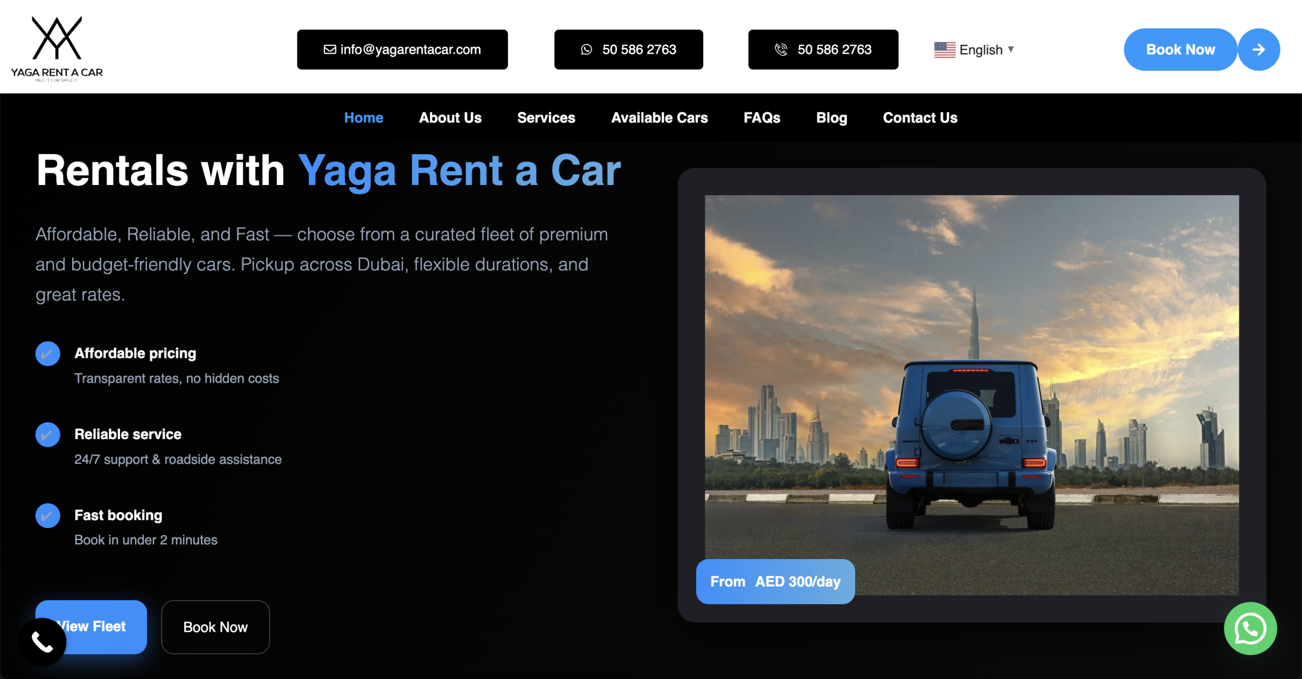 Yaga Rent a car
